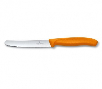 Victorinox Serrated Knife - Orange 