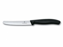 Victorinox Serrated Knife - Black